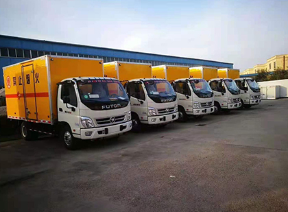 调楼镇爆破器材运输车